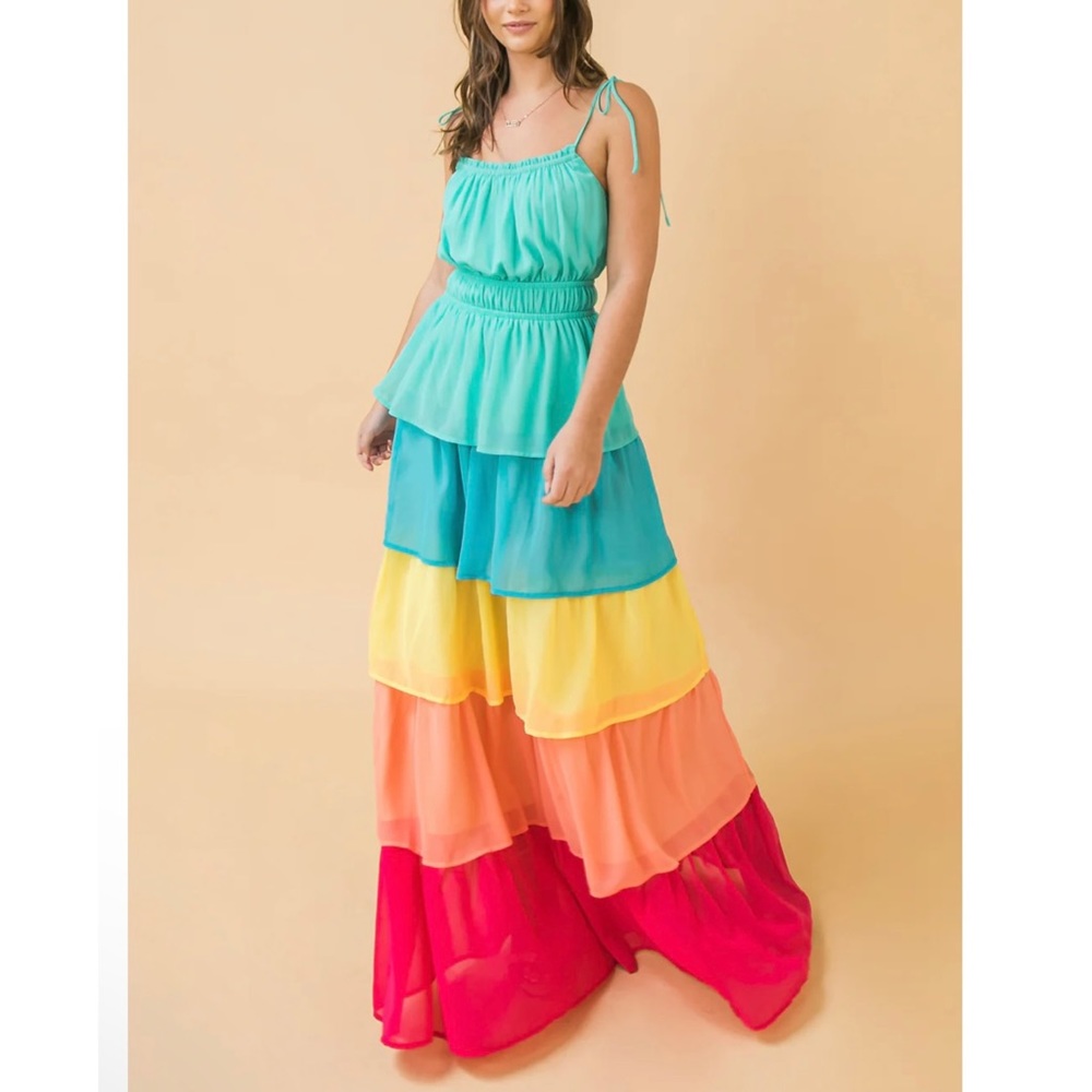 Flying Tomato | easily enchanting light woven maxi dress
